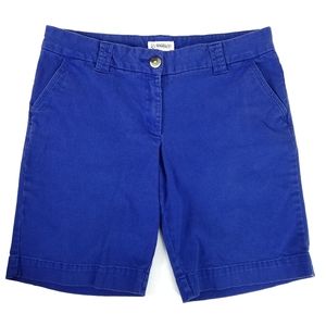 Magellan Blue Cotton Bermuda Shorts